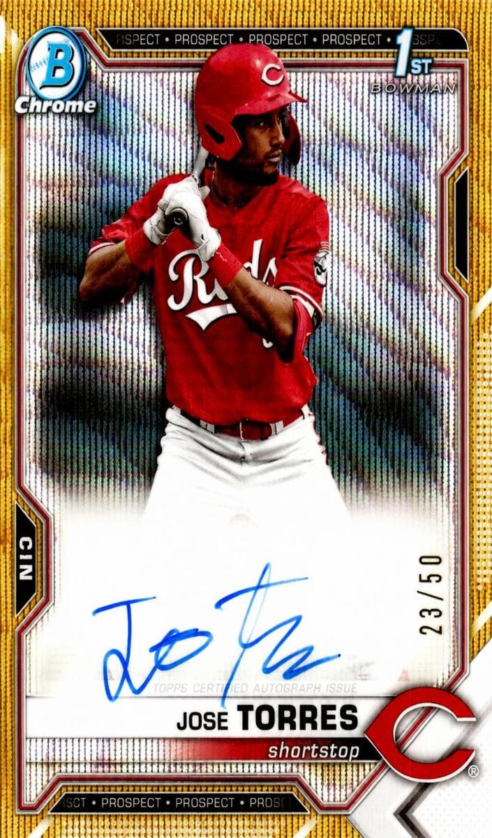 Jose Torres 2021 bowman Bowman Draft
