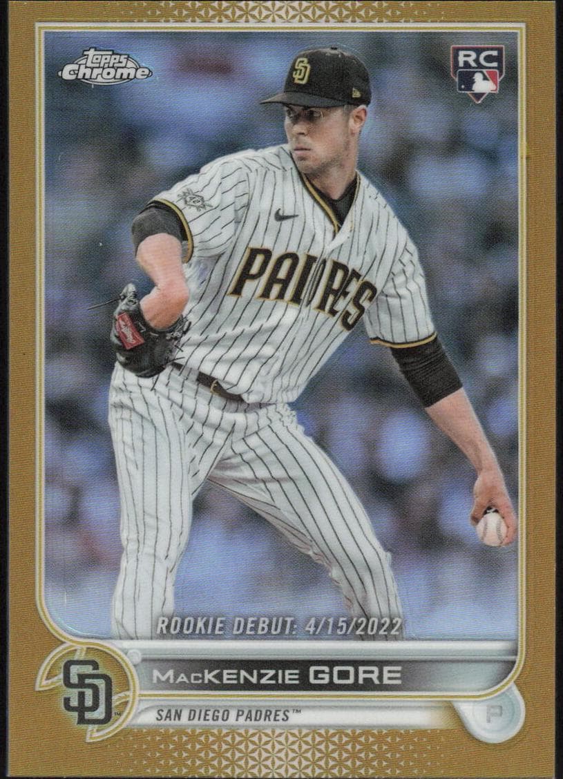 MacKenzie Gore 2022 topps Topps Chrome Update