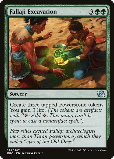 Fallaji Excavation 2022 Magic: The Gathering Brother's War