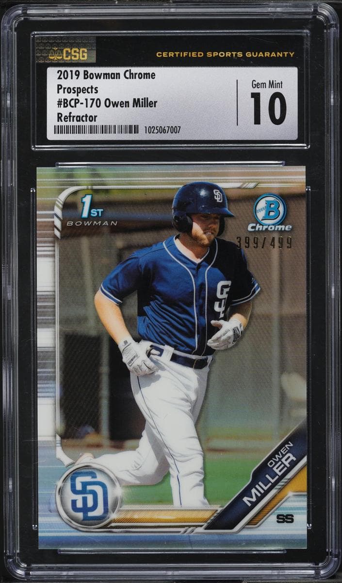 Owen Miller 2019 bowman Bowman Chrome