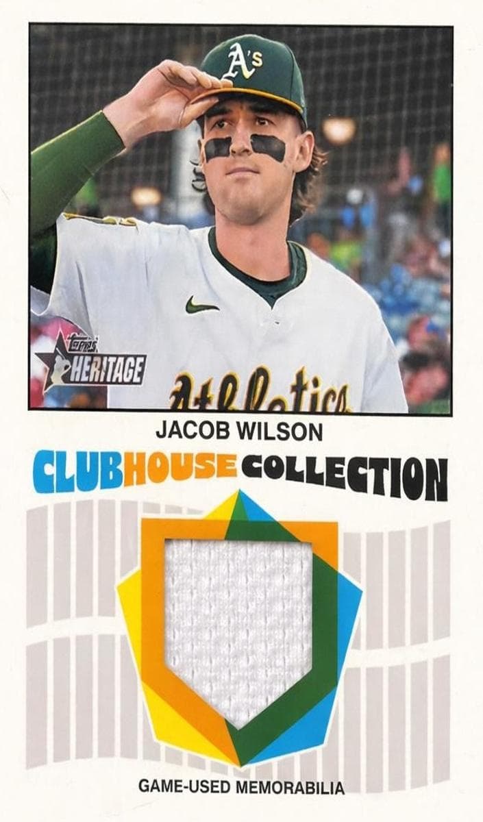 Jacob Wilson 2026 topps Topps Heritage