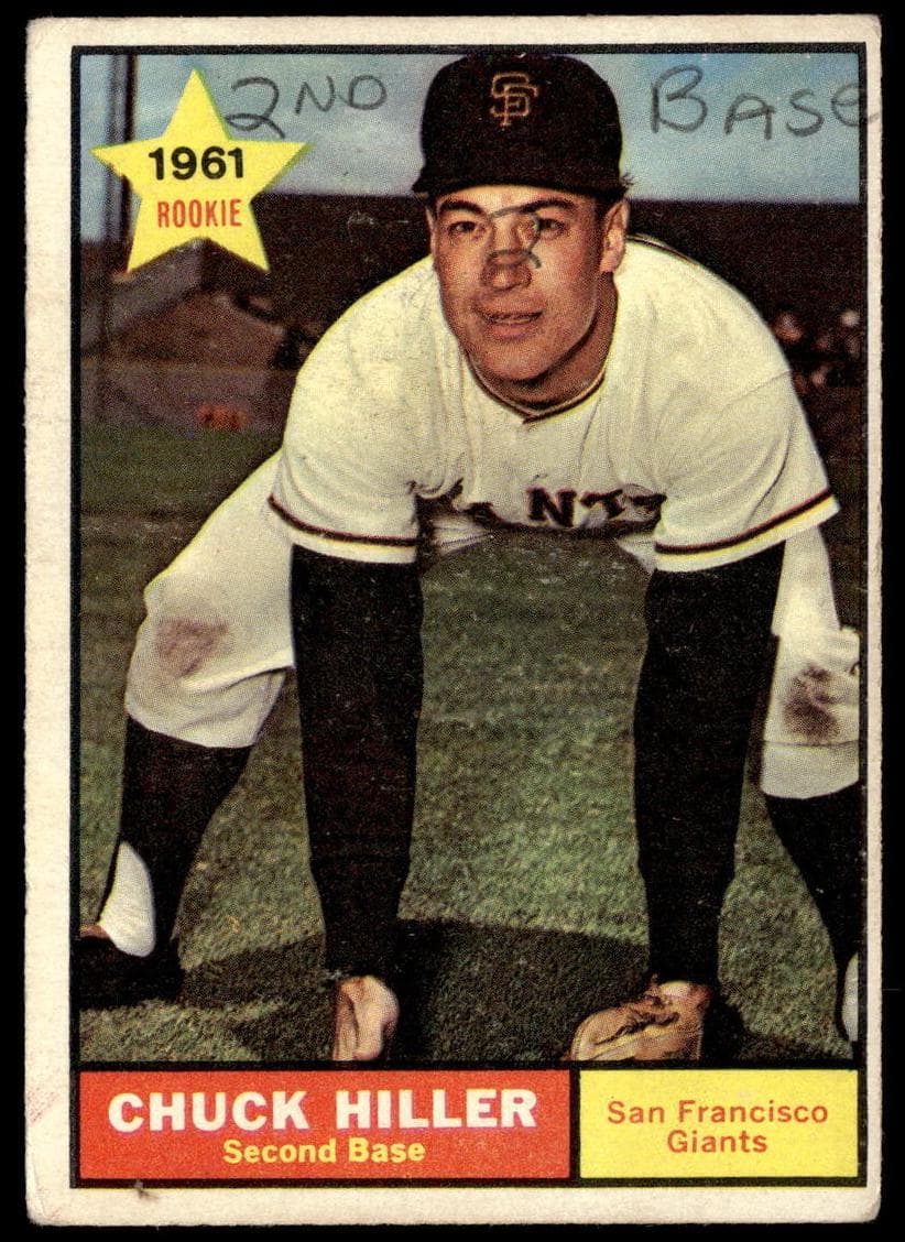 Chuck Hiller 1961 topps Topps