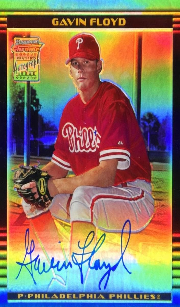 Gavin Floyd 2002 bowman Bowman Chrome