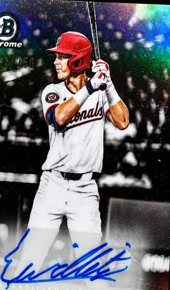 Eli Willits 2025 bowman Bowman Draft Chrome