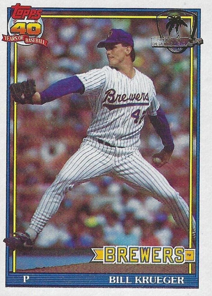 Bill Krueger 1991 topps Topps