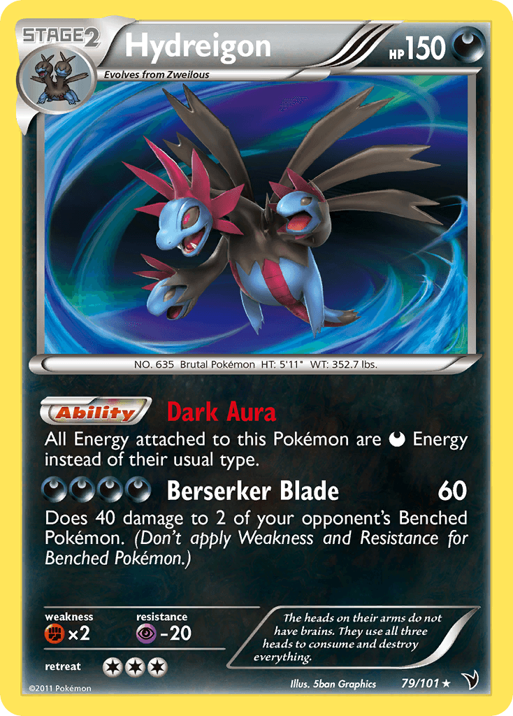 Hydreigon 2011 Pokemon Noble Victories