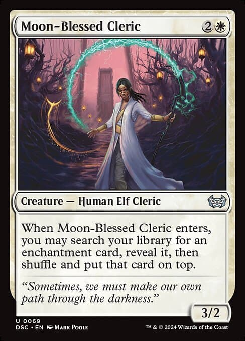 Moon-Blessed Cleric 2021 Magic: The Gathering Adventures in the Forgotten Realms