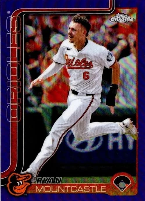 Ryan Mountcastle 2025 topps Topps Chrome Sapphire