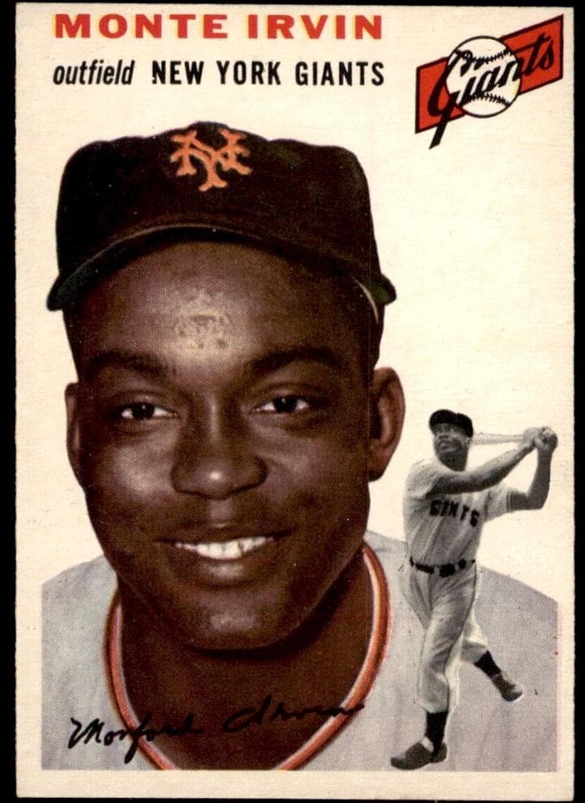 Monte Irvin 1954 topps Topps