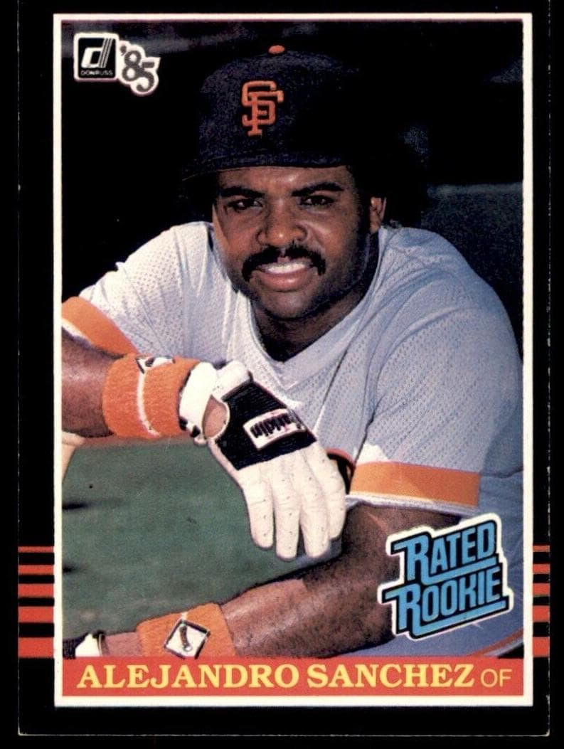 Alejandro Sanchez 1985 panini