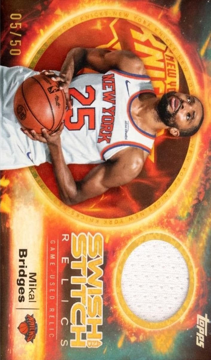Mikal Bridges 2025 topps Topps