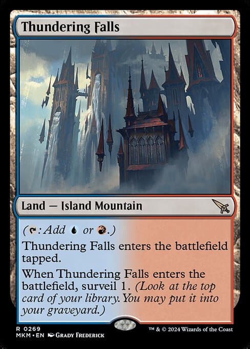 Thundering Falls 2024 Magic: The Gathering Murders at Karlov Manor Borderless