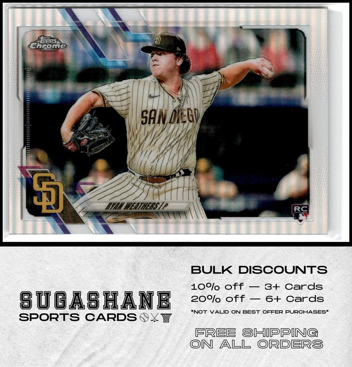 Ryan Weathers 2021 topps Topps Chrome