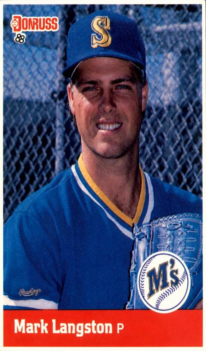 Mark Langston 1988 panini Donruss
