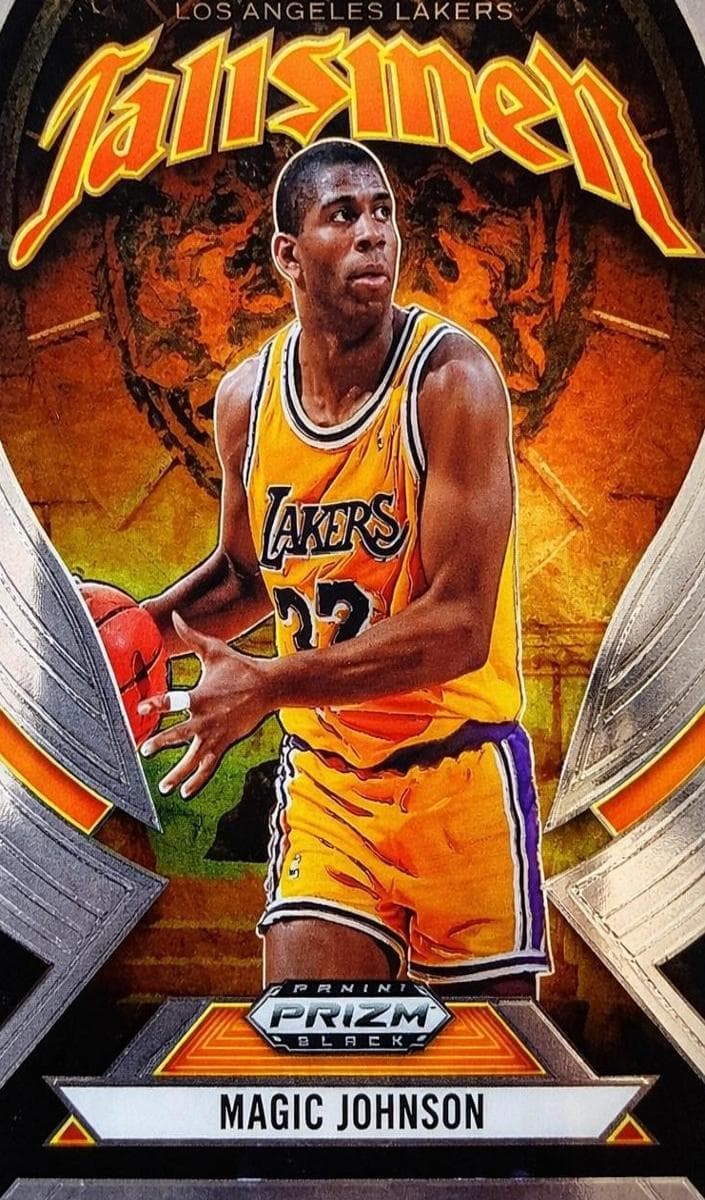 Magic Johnson 2024 panini Panini Prizm Black