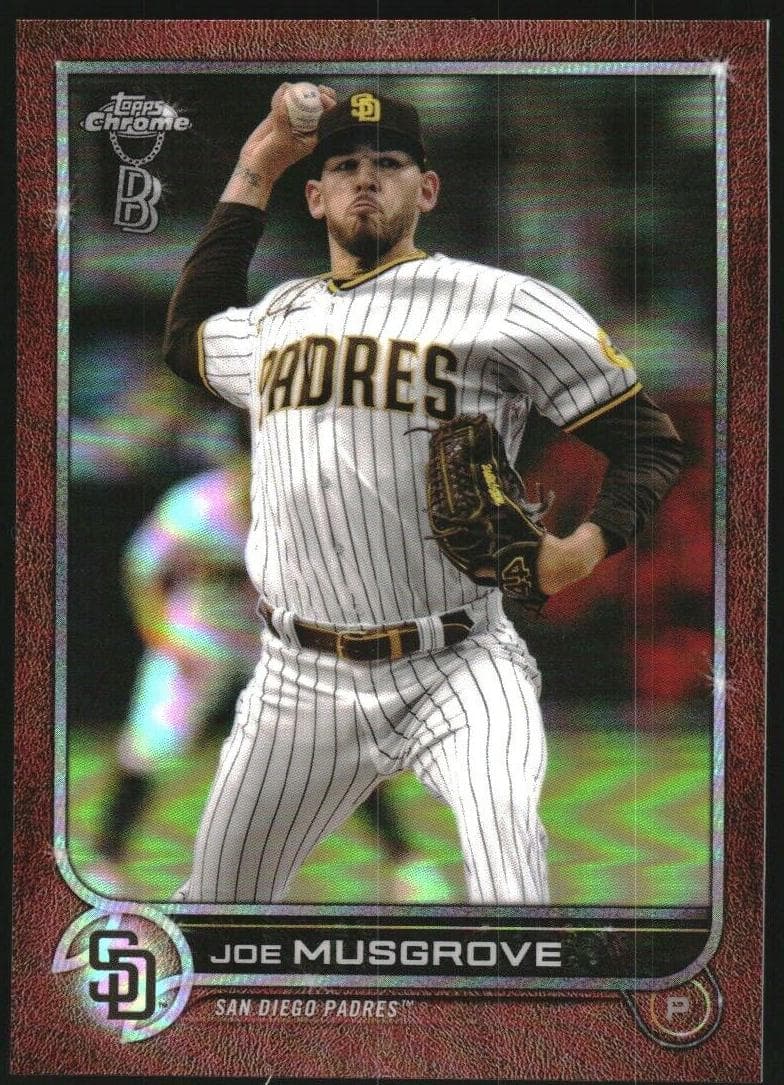 Joe Musgrove 2022 topps Topps Chrome