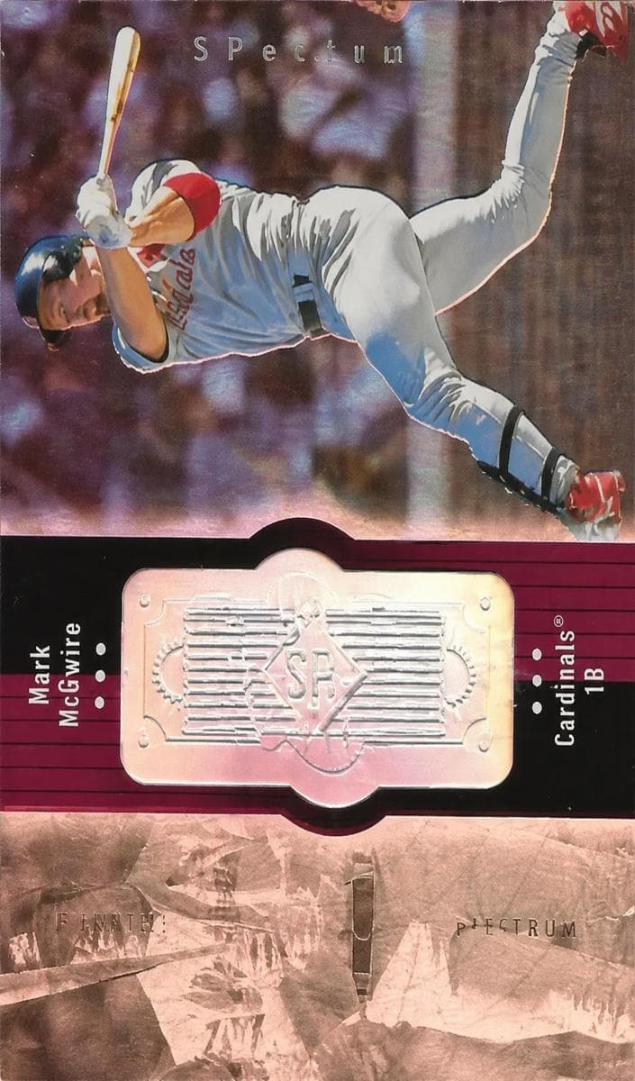 Mark McGwire 1998 unknown SPx Finite