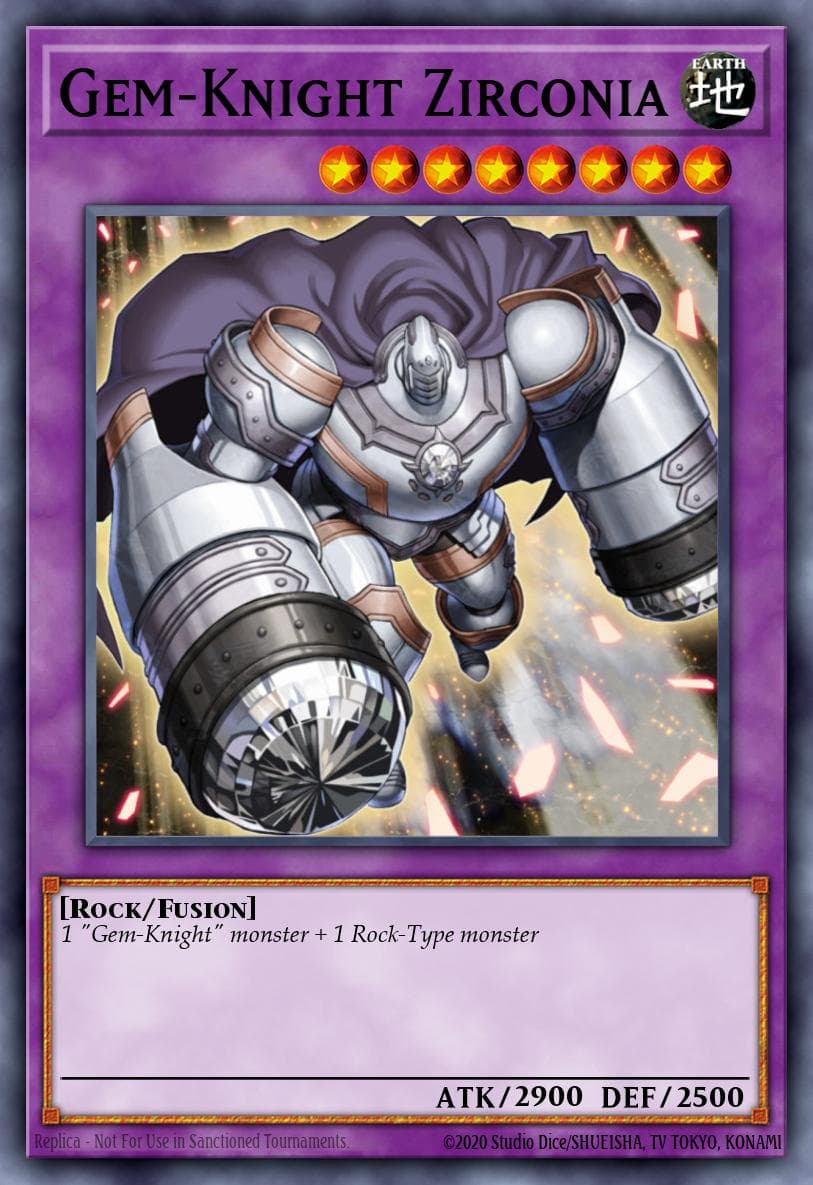 Gem-Knight Zirconia 2012 Yu-Gi-Oh! Duel Terminal 7