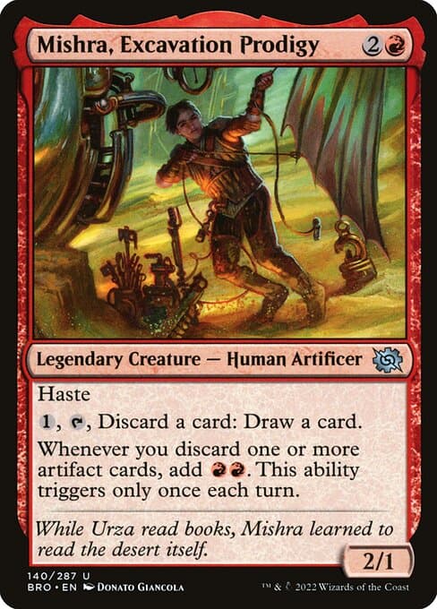 Mishra, Excavation Prodigy 2022 Magic: The Gathering Brother's War