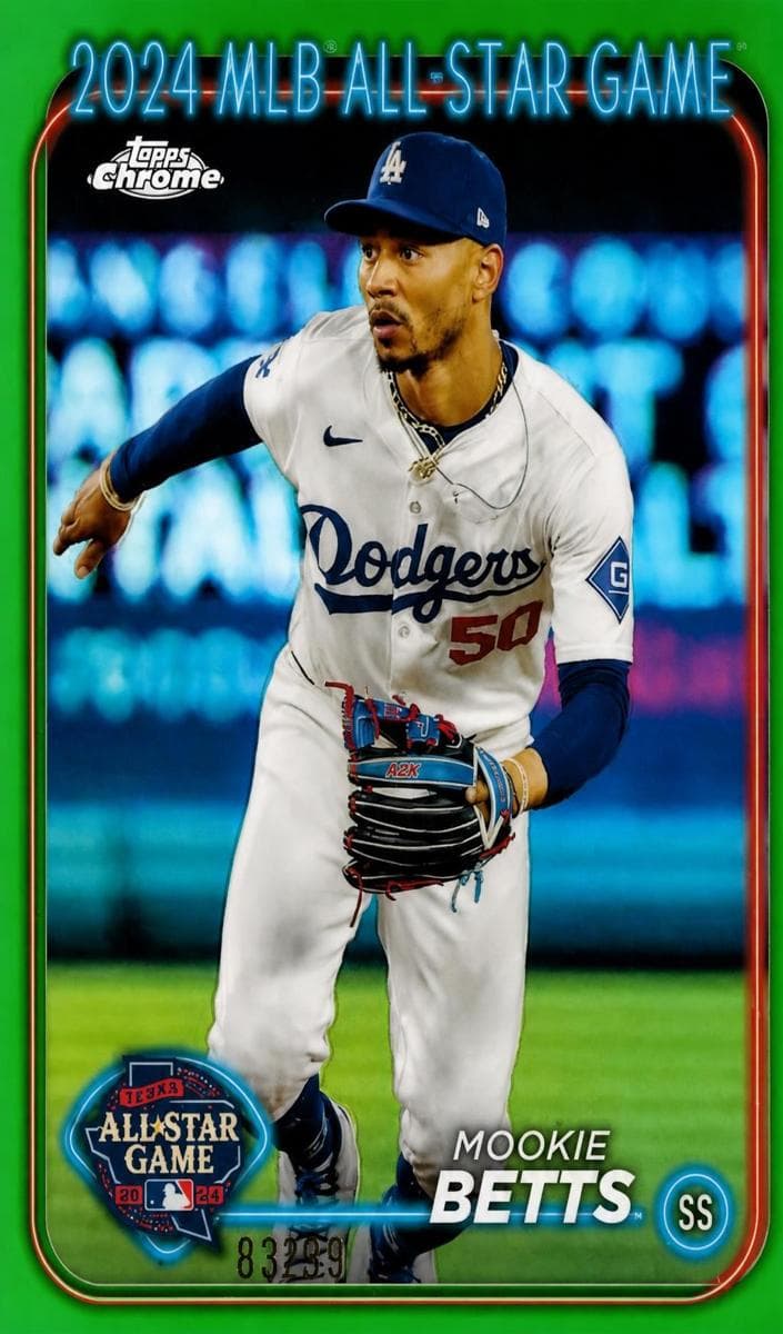 Mookie Betts 2024 topps Topps Chrome Update