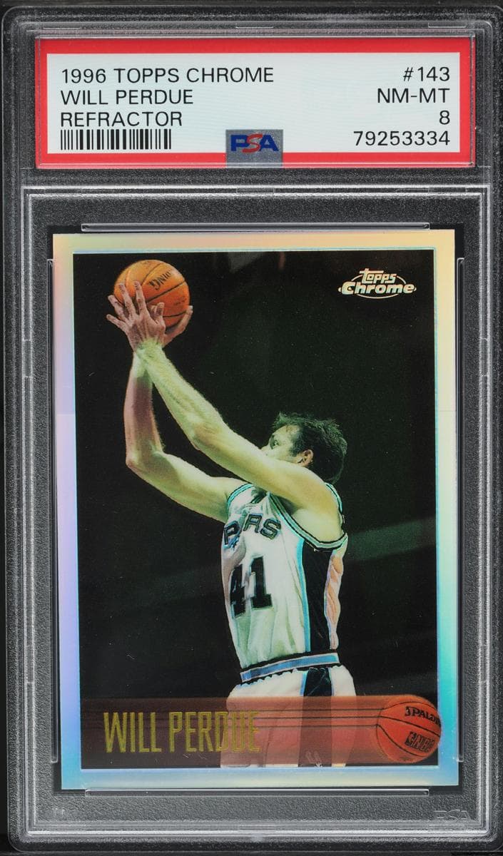 Will Perdue 1996 topps Chrome