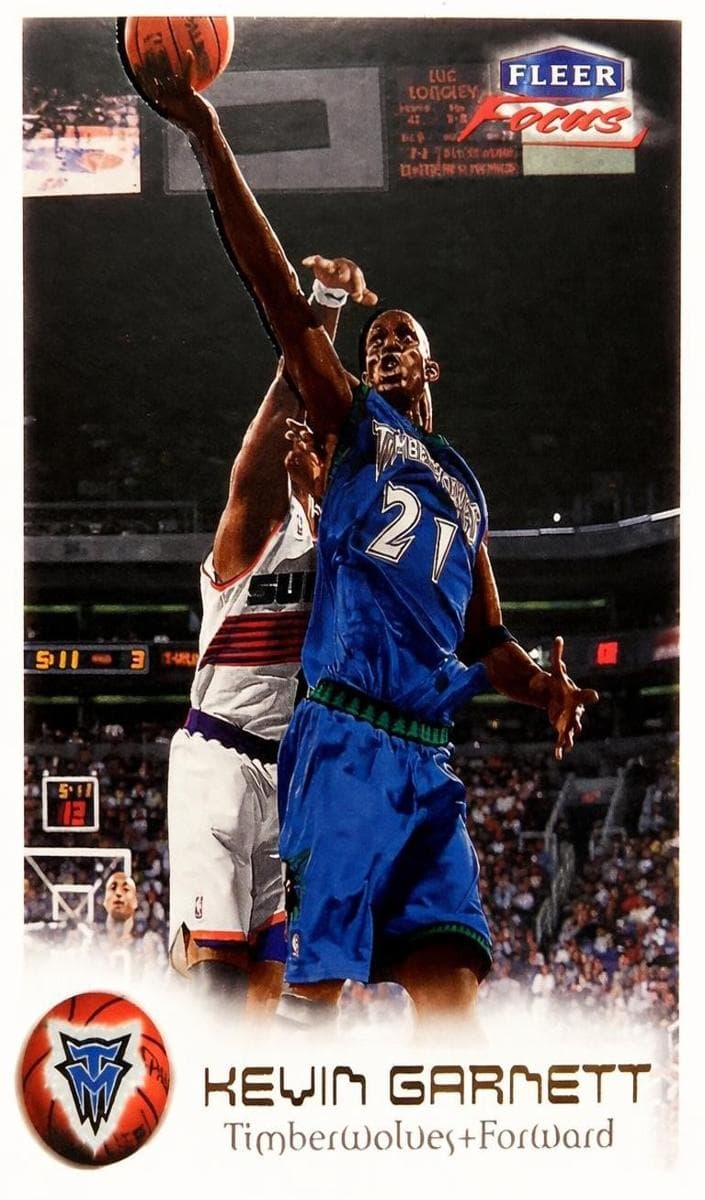 Kevin Garnett 1999 fleer Focus