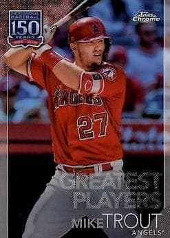 Mike Trout 2019 topps Topps Chrome Update