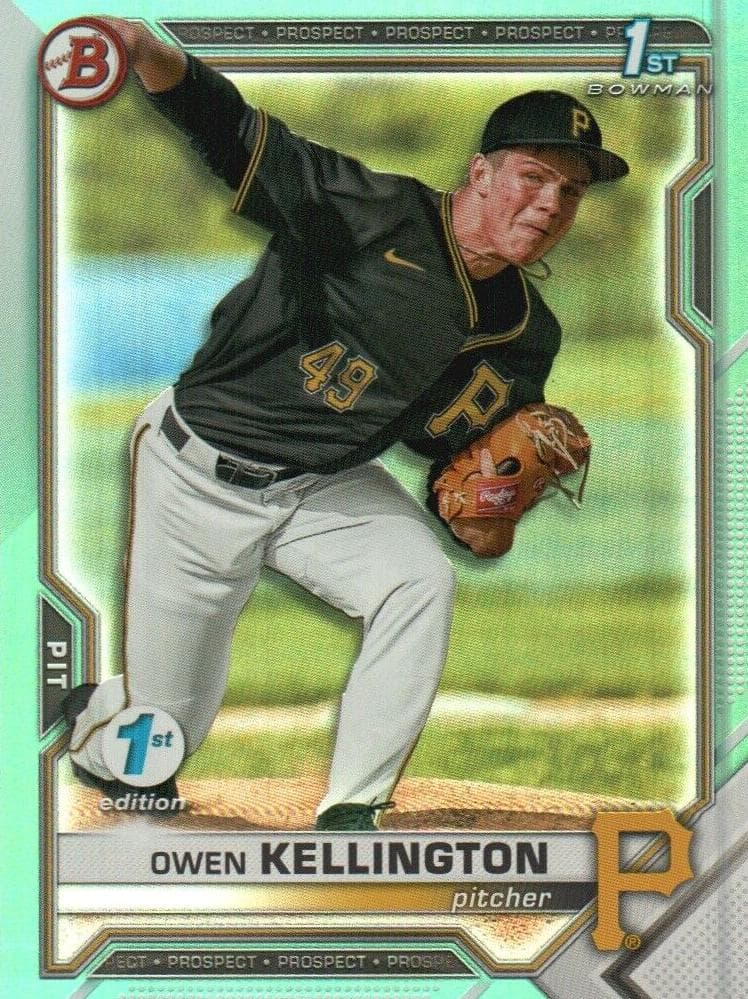 Owen Kellington 2021 bowman Bowman Draft