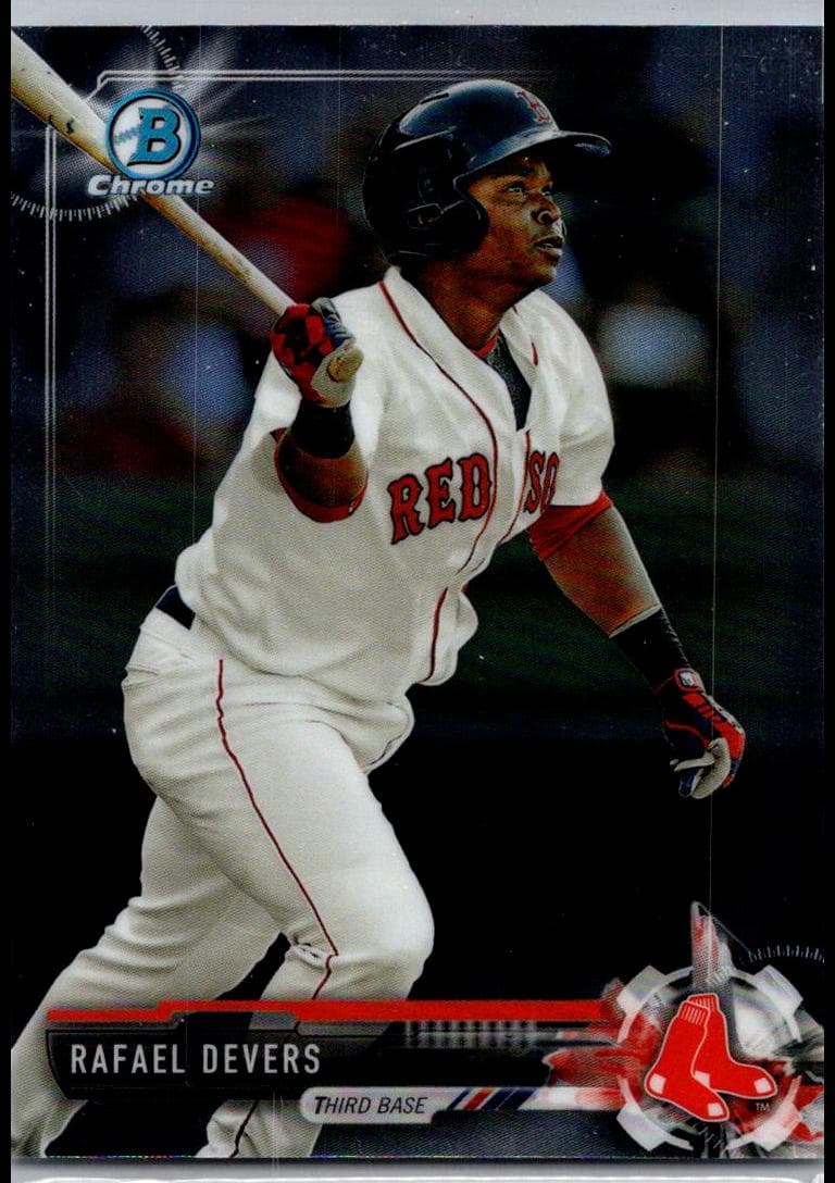 Rafael Devers 2017 bowman Chrome Prospects