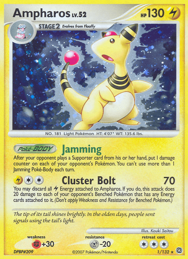 Ampharos 2007 Pokemon