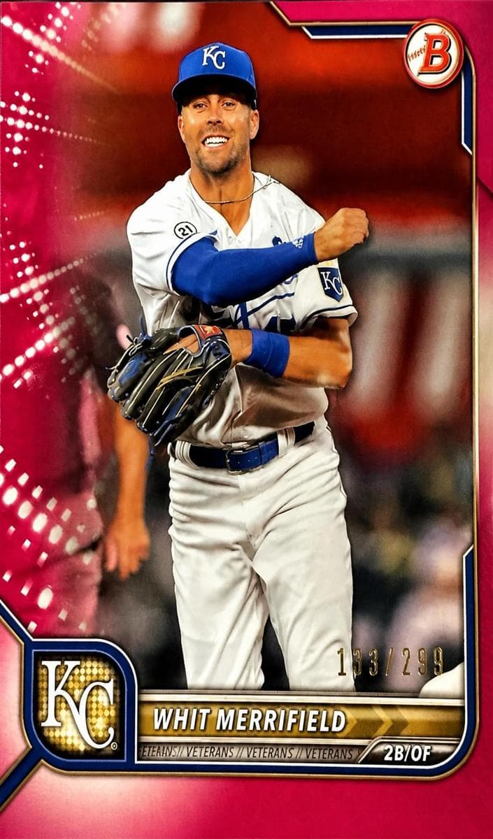 Whit Merrifield 2022 bowman Bowman