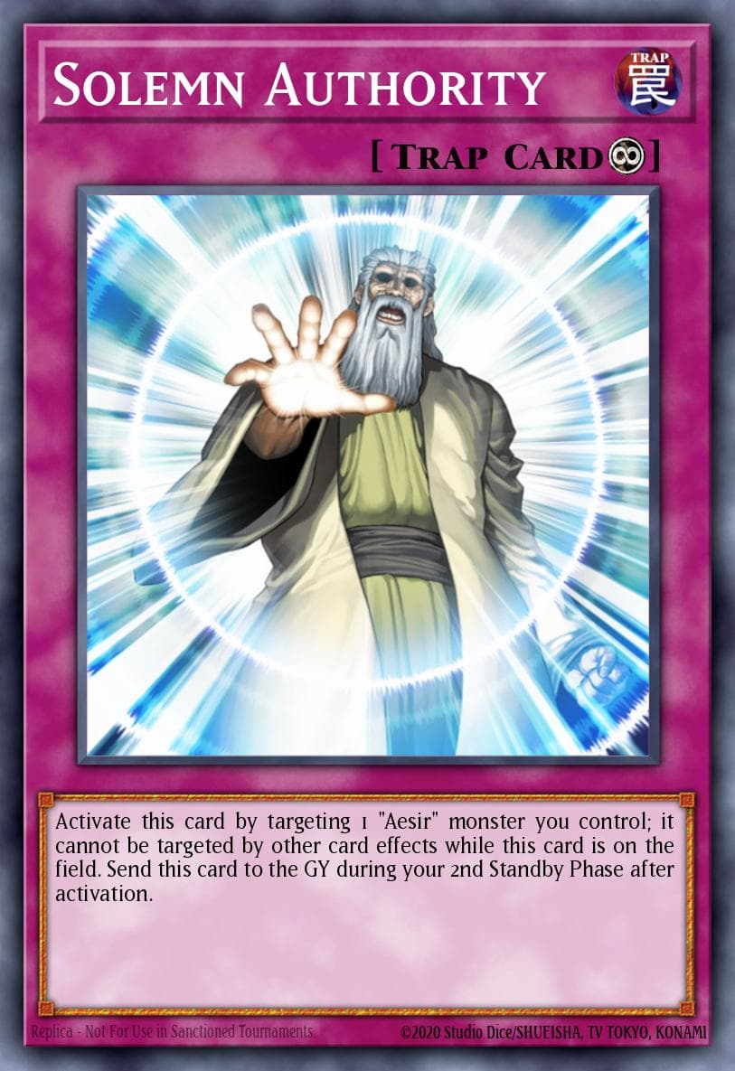 Solemn Authority 2014 Yu-Gi-Oh! Legendary Collection 5D's Mega Pack