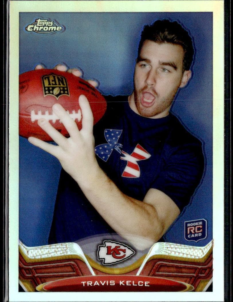 Travis Kelce 2013 Topps Chrome rookie card