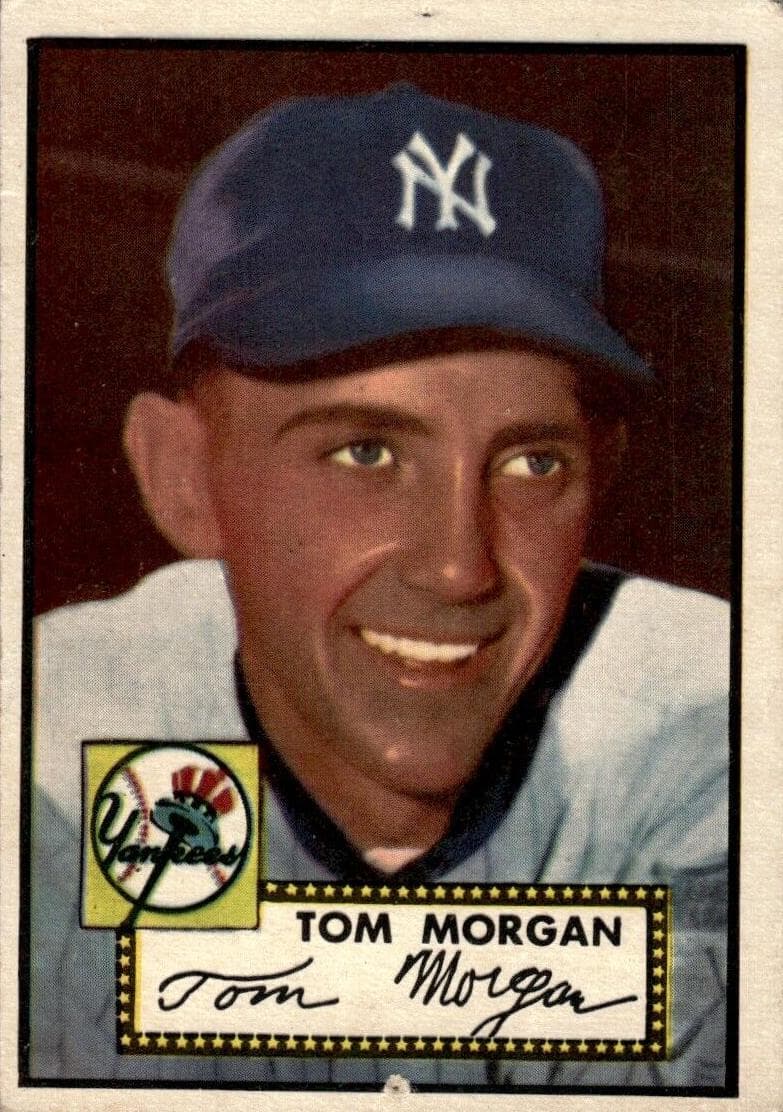 Tom Morgan 1952 topps Topps