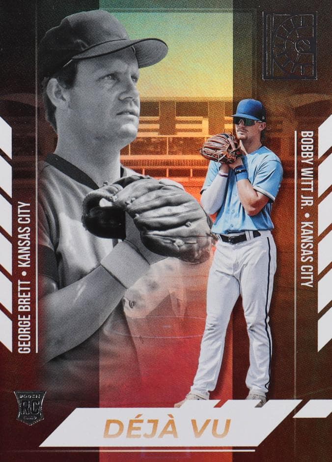George Brett / Bobby Witt Jr. trading card