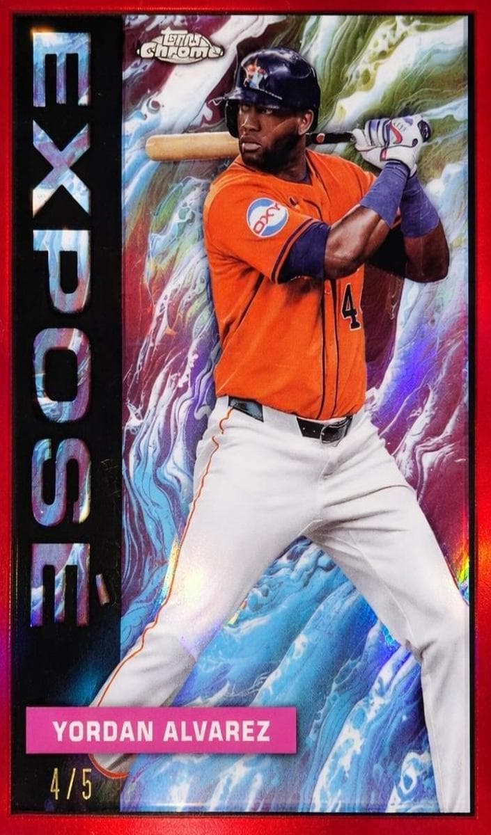Yordan Alvarez 2025 topps Chrome