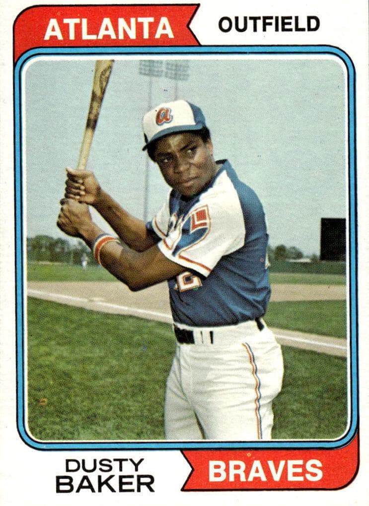 Dusty Baker 1974 topps Topps