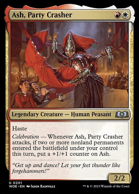 Ash, Party Crasher 2023 Magic: The Gathering Wilds of Eldraine