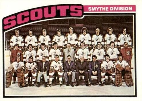 Kansas City Scouts 1976 topps Topps
