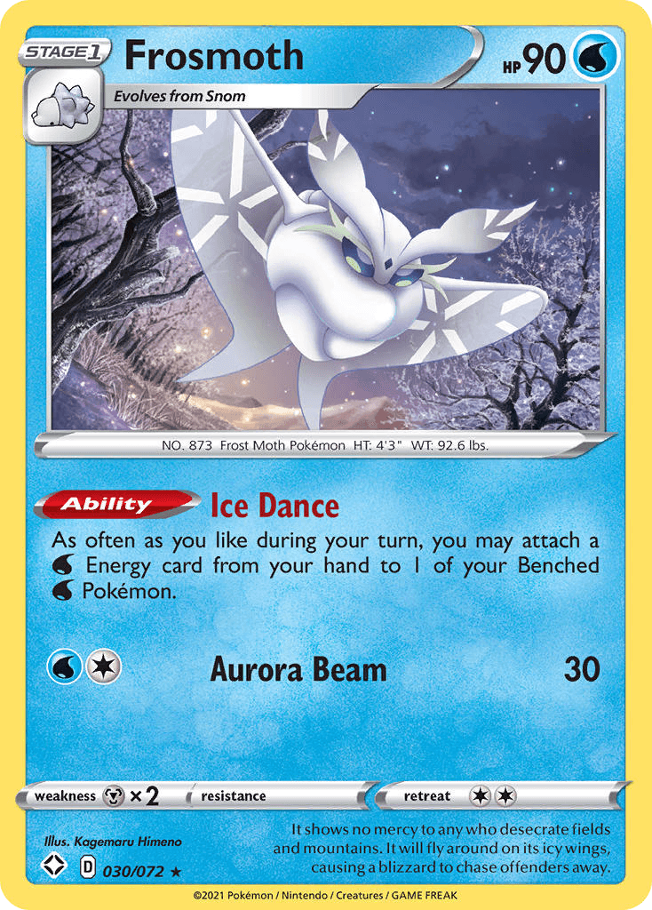 Frosmoth 2021 Pokemon Shining Fates