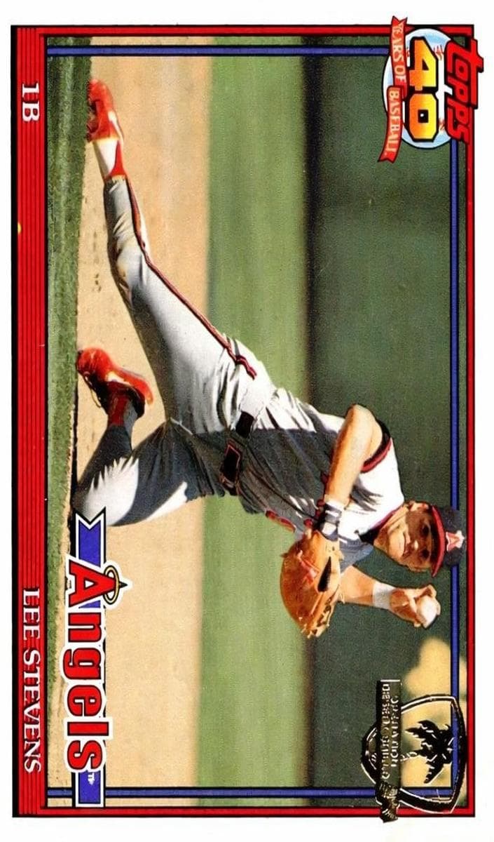 Lee Stevens 1991 topps Topps