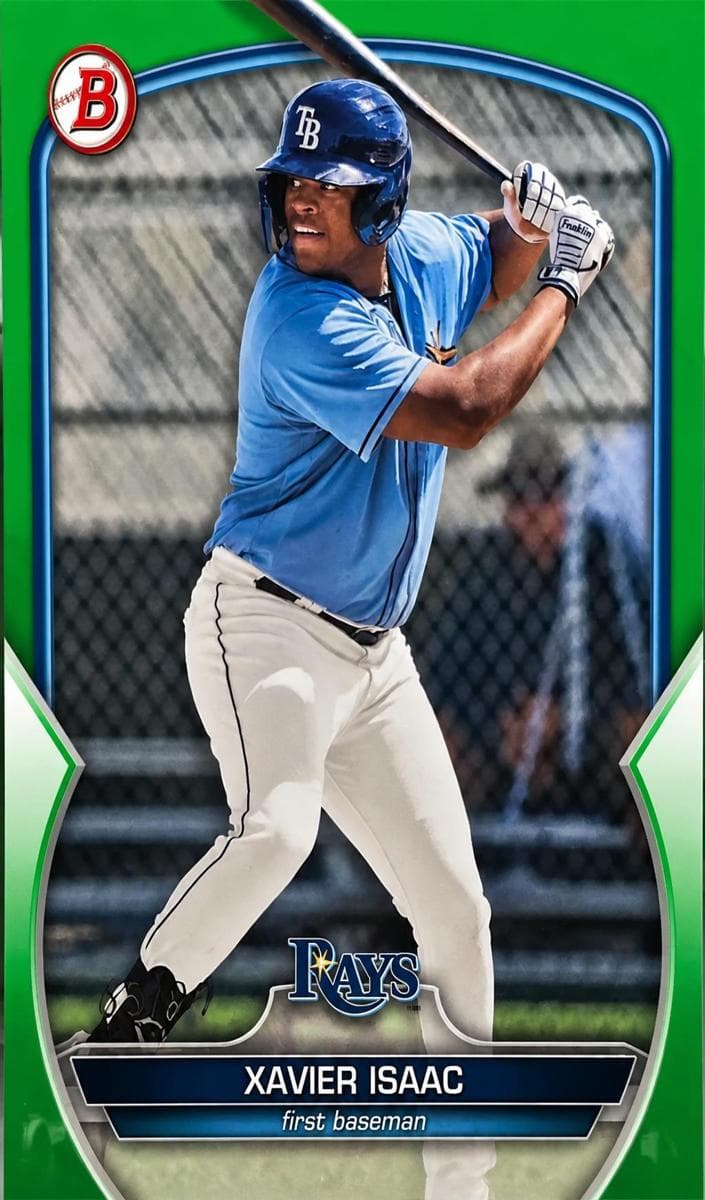 Xavier Isaac trading card