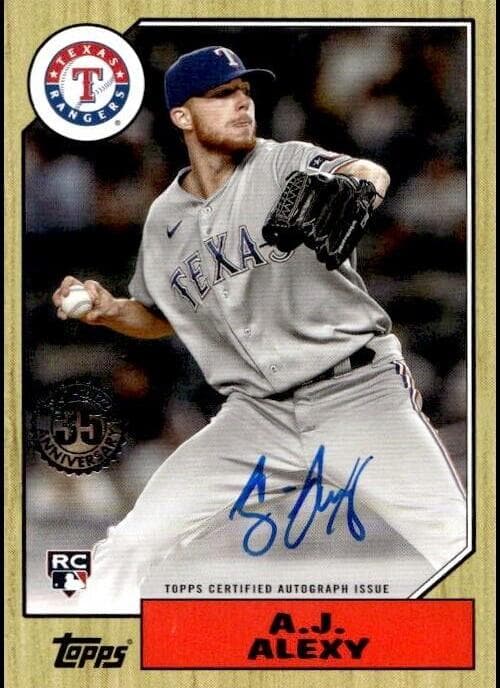 A.J. Alexy 2022 topps Topps Update