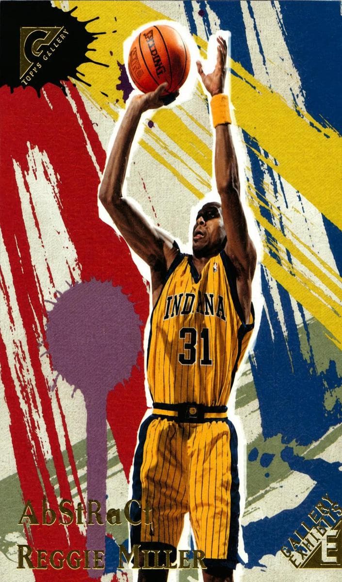 Reggie Miller 1999 topps Topps Gallery