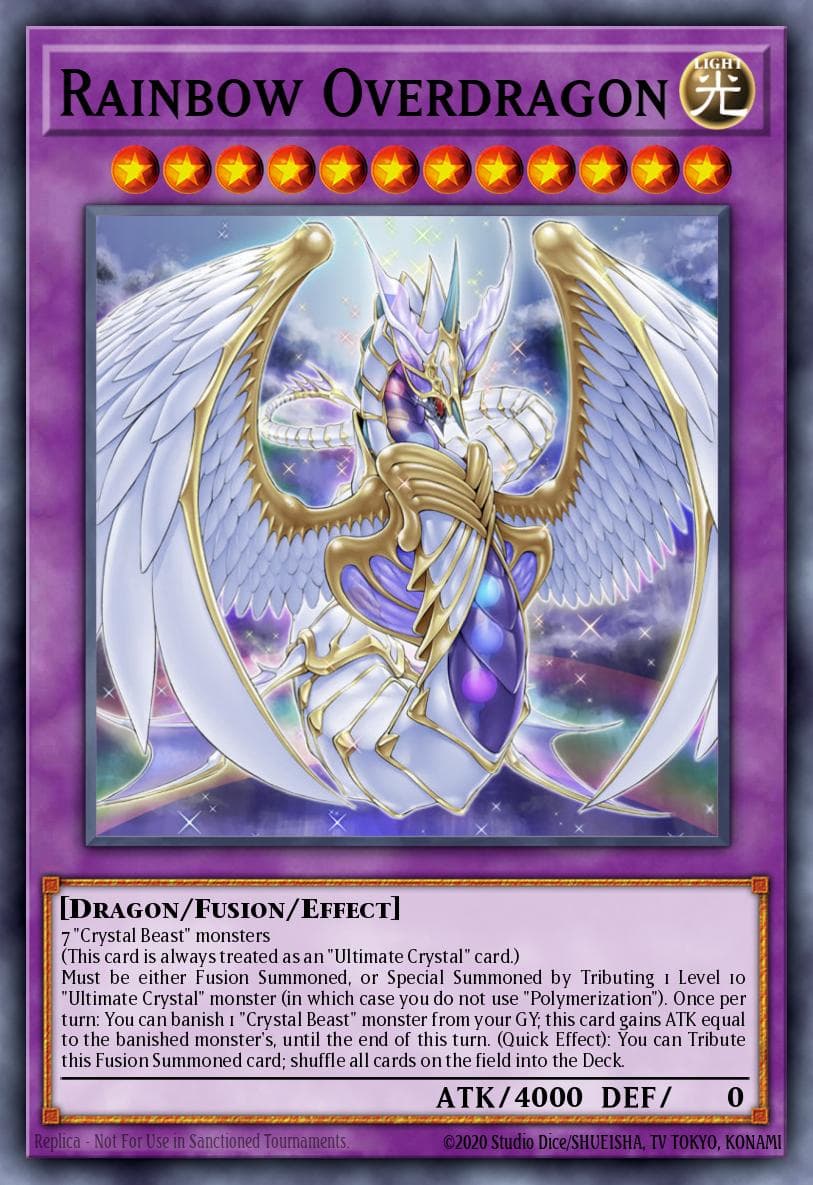 Rainbow Overdragon 2022 Yu-Gi-Oh! Structure Deck: Legend Of The Crystal Beasts