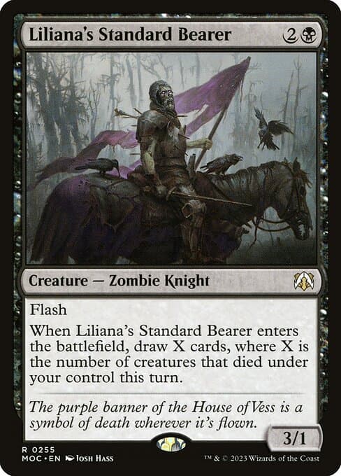 Liliana's Standard Bearer 2022 Magic: The Gathering Starter Commander Decks
