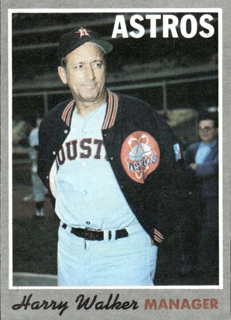 Harry Walker 1970 topps Topps