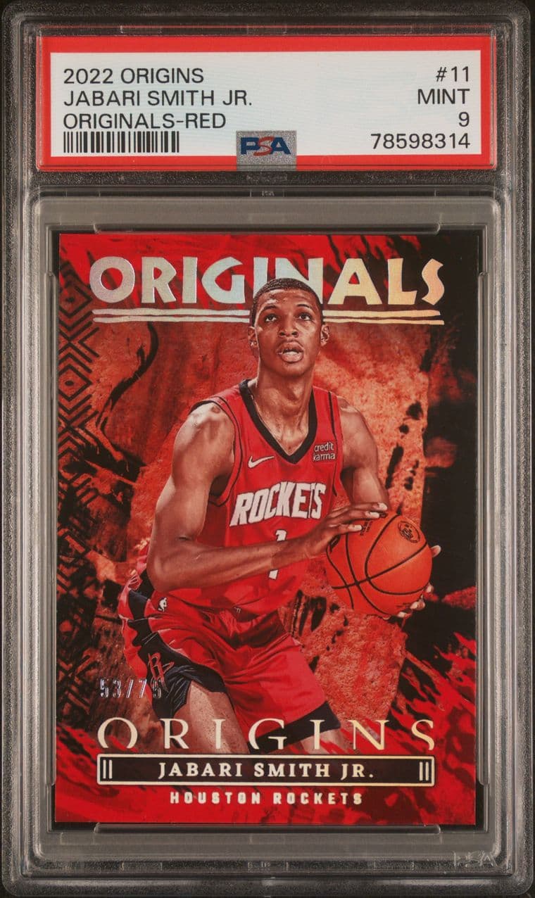 Jabari Smith Jr 2022 panini Panini Origins