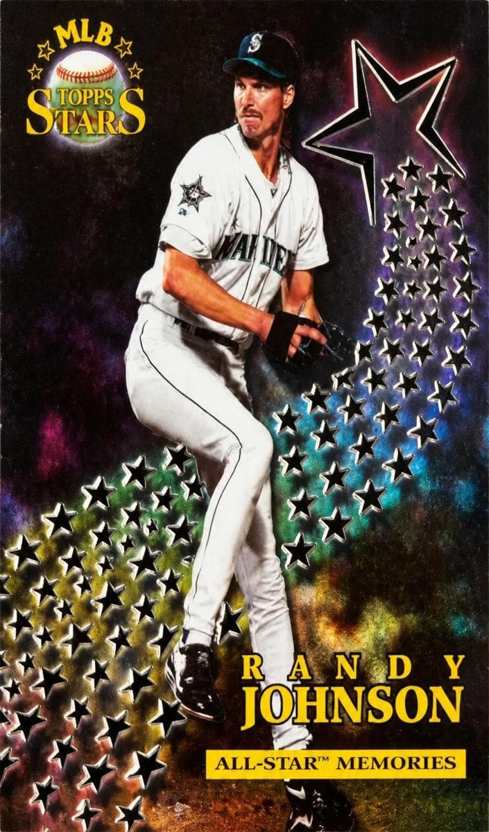 Randy Johnson 1997 topps Topps Stars