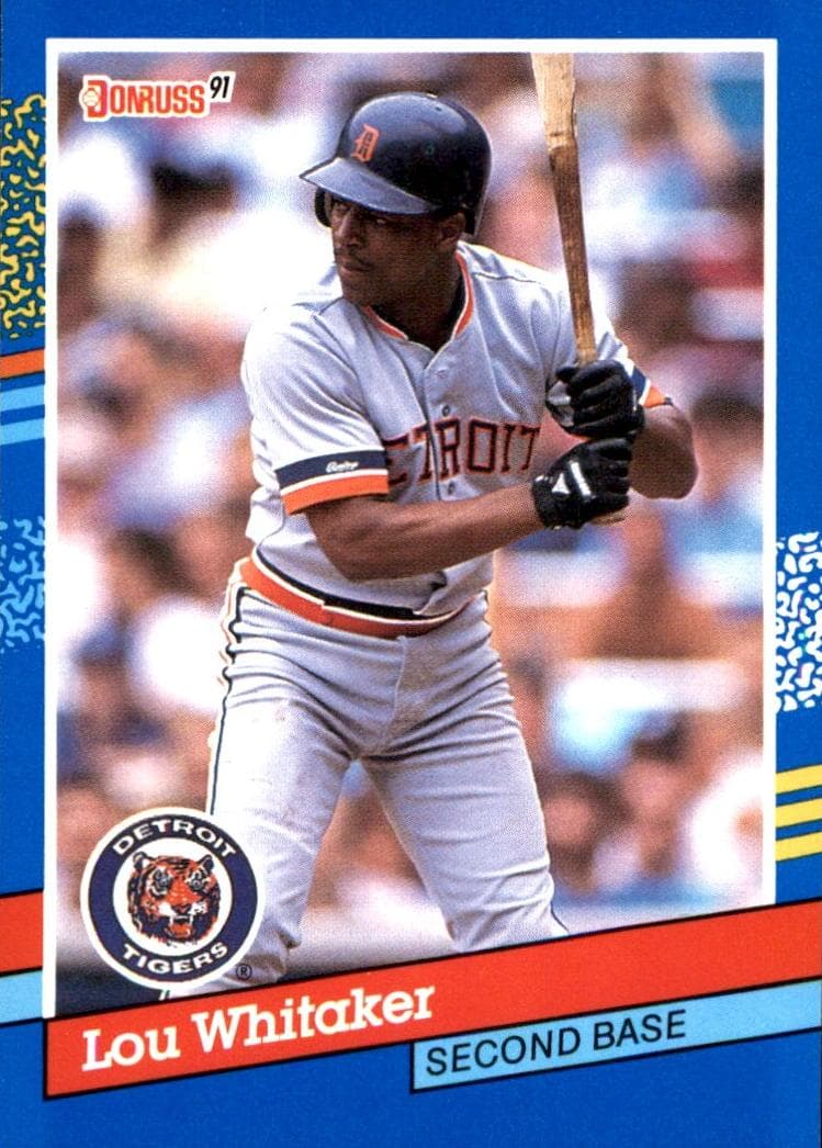 Lou Whitaker 1991 panini